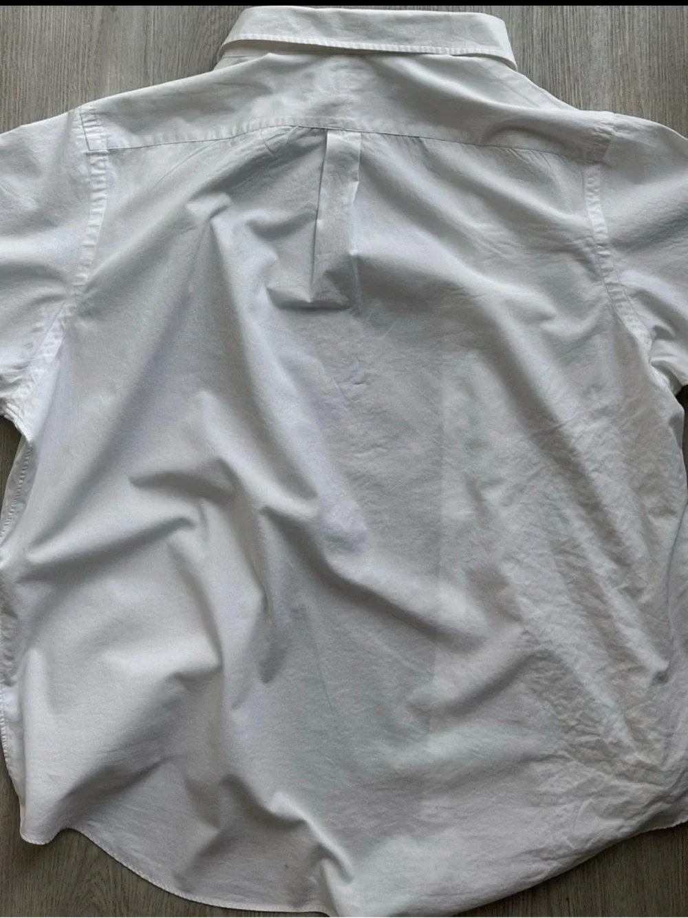 Polo by Ralph Lauren White Short-Sleeve Button-Down Shirt with Navy Pony